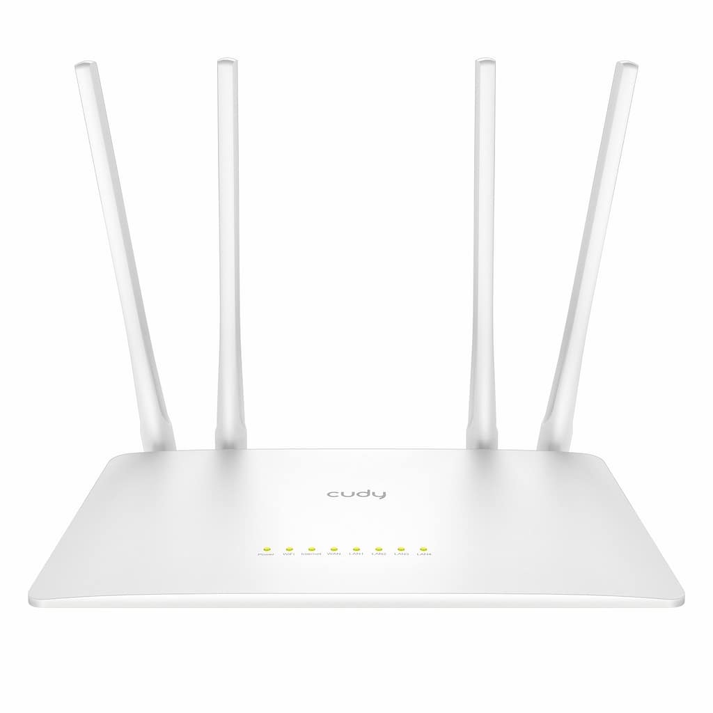 Cudy WR300S 300Mbps 5-Port Wi-Fi 4 Router – White