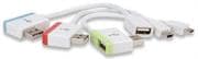Manhattan iLynk Hub+ - USB Hub, Micro & Mini USB Adapter